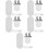 5Sets Silver DIY Weaving Bracket Rope Wood Wrist Rope Maker Craft Tool 8
