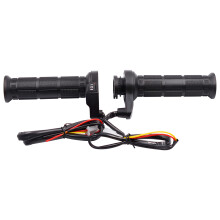 2 Pairs 12V Black Adjustable Motocross Motorcycle Heated Grips