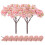 30 Pcs Artificial Cherry Blossom Trees Mini Lifelike For Pot 2