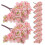 30 Pcs Artificial Cherry Blossom Trees Mini Lifelike For Pot 1