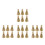 24Pcs Brass Incense Cone Mold Reusable DIY Tower Shape Easy Clean Gold 7