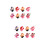 16 Pcs Creative Kids Wind-Up Chattering Teeth Walking Toys 7