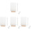4 Sets Desk Acrylic Memo Board Luminous Writing Message Board 4