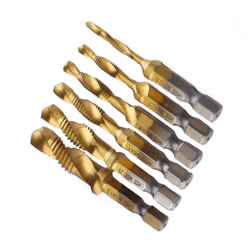 6Pcs Carpenter Hole Drill Bits Fast Accurate Wood Drilling Tool