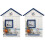 2 Pcs Decorative Key Box Novelty Holder Mediterranean Style Case 2
