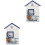2 Pcs Decorative Key Box Novelty Holder Mediterranean Style Case 3