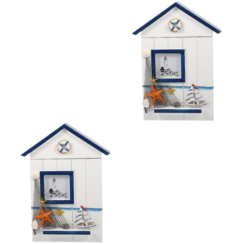 2 Pcs Decorative Key Box Novelty Holder Mediterranean Style Case 2