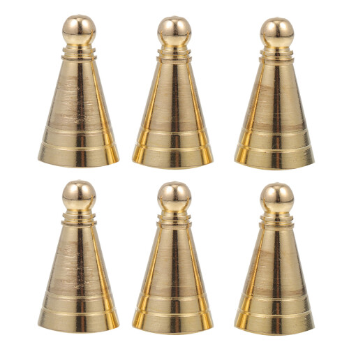 24Pcs Brass Incense Cone Mold Reusable DIY Tower Shape Easy Clean Gold 2