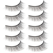 20 Pairs False Eyelashes With Rhinestones Natural Look