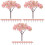 30 Pcs Artificial Cherry Blossom Trees Mini Lifelike For Pot 5