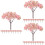 30 Pcs Artificial Cherry Blossom Trees Mini Lifelike For Pot 8