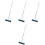 4Pcs Durable Floor Cleaner Squeegee with Long Handle Multi-Use Tool 5