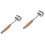 2 Pcs Kitchen Gadget Steak Meat Hammer Mallet Assorted Color 5