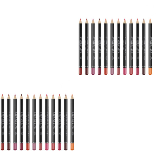 24 Pcs Waterproof Matte Lip Liner Pencil For Makeup 2