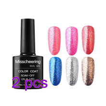 12Pcs Glitter Gel Nail Polish Uv Led Soak Off For Nail Art