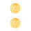 2Pcs Yellow Plush Biscuit Hugging Pillow Decorative Doll Toy 4