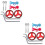 2 Sets Secondary Wheel Mute Child 6