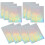 10Feuilles Stickers Alphabets Vinyle Holographique Décors DIY Créatifs 6