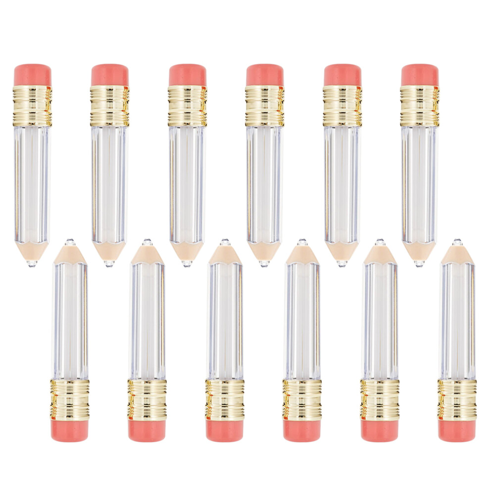 Villcase Set Of 2 Lip Gloss Tube Travel Child Tubes Empty Makeup Container
