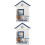 2 Pcs Decorative Key Box Novelty Holder Mediterranean Style Case 5