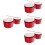 4Sets Bongos Smooth Surface Lightweight Durable Drum Set 8
