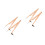 4Pcs Wood Teaching Compass Khaki Adjustable Radius Math Drawing Tool 5