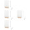 4 Sets Desk Acrylic Memo Board Luminous Writing Message Board 8