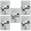 5Pcs Adhesive Shower Head Holder For Hand Held Sprayer 5