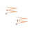 4Pcs Wood Teaching Compass Khaki Adjustable Radius Math Drawing Tool 10