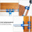 2Pcs Blue Woodwork Hand Tool Adjustable Punching Locator for Home Use 9