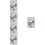 5Pcs Adhesive Shower Head Holder For Hand Held Sprayer 9