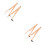 4Pcs Wood Teaching Compass Khaki Adjustable Radius Math Drawing Tool 6