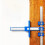 2Pcs Blue Woodwork Hand Tool Adjustable Punching Locator for Home Use 6