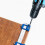 2Pcs Blue Woodwork Hand Tool Adjustable Punching Locator for Home Use 5