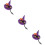 3Pcs Comfortable Cloth Pet Witch Hats Halloween Decorative Headwear 11