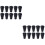 2 Pieces Walking Stick Head Protect Equipment Pole Tip Protectors 6