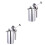2Pcs 1000Ml Double Layer Stainless Steel Tea Coffee Maker Mug 3