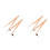 4Pcs Wood Teaching Compass Khaki Adjustable Radius Math Drawing Tool 8