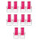 10 Pcs Mini House Deck Chair Simulation Folding Beach Chair Model 6