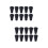 2 Pieces Walking Stick Head Protect Equipment Pole Tip Protectors 7