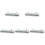 5Pcs Temporary Car Parking Phone White Plastic Dashboard 3