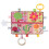 Soft Toy For Baby, Huggable Design With Interactive Tags Machine Washable Starfish Shaped Teether Soft Comforter Security Blanket For Infants 1