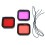 Worgeous 6 Pcs Waterproof Protective Filter Lens Cover For 5 Camera 1