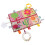 Soft Toy For Baby, Huggable Design With Interactive Tags Machine Washable Starfish Shaped Teether Soft Comforter Security Blanket For Infants 2