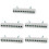 5Pcs Temporary Car Parking Phone White Plastic Dashboard 7