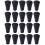 2 Pieces Walking Stick Head Protect Equipment Pole Tip Protectors 5