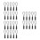 30 Pcs Zip Tags Cord Pulls Zipper Extension Slider Replacement Black 4