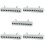 5Pcs Temporary Car Parking Phone White Plastic Dashboard 9
