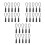 30 Pcs Zip Tags Cord Pulls Zipper Extension Slider Replacement Black 8