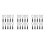 30 Pcs Zip Tags Cord Pulls Zipper Extension Slider Replacement Black 5